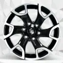 RIN 17X9 6-139.7 R1 SPORT TH086 MATTE BLACK MACHINE FACE ET0 CB106.1