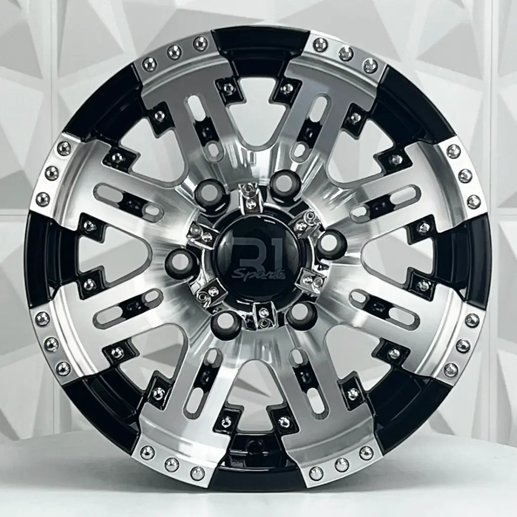 RIN 15X7 5-114.3 R1 SPORT JCW269 BLACK MACHINE FACE ET-2 CB83.6