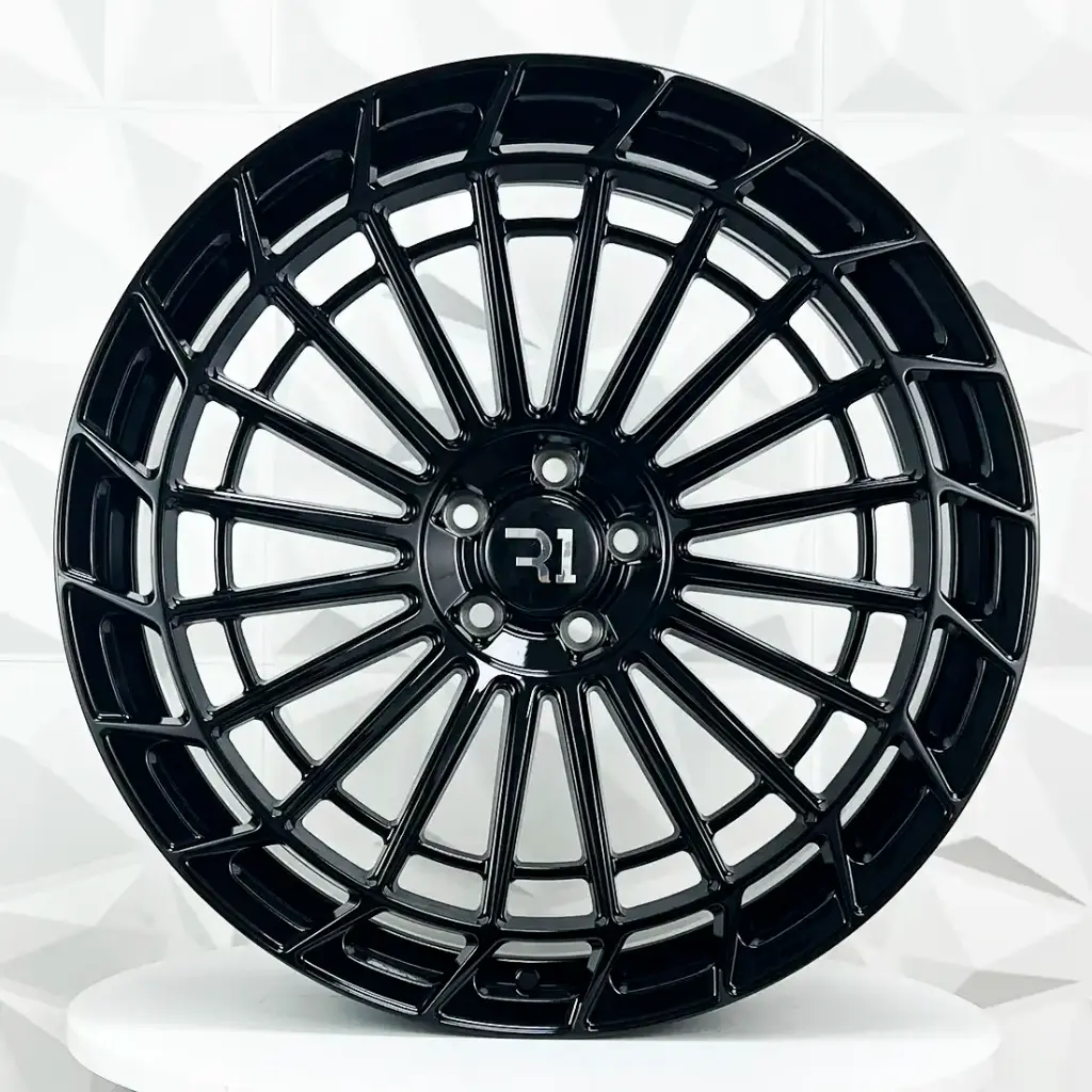 RIN 22X9 5-112 R1 SPORT M111-FF GLOSS BLACK ET32 CB66.56